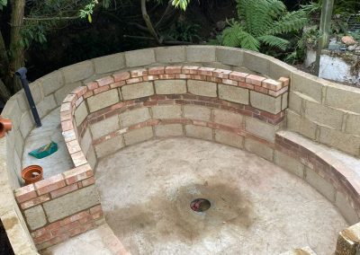 G.C Bricklaying & Building Services LTD Pond Project - Bricklaying construction